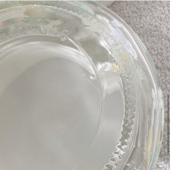 Vintage 80s KIG Indonesia Glass Fruit Flower Canister Set (3) - Picture 7 of 13